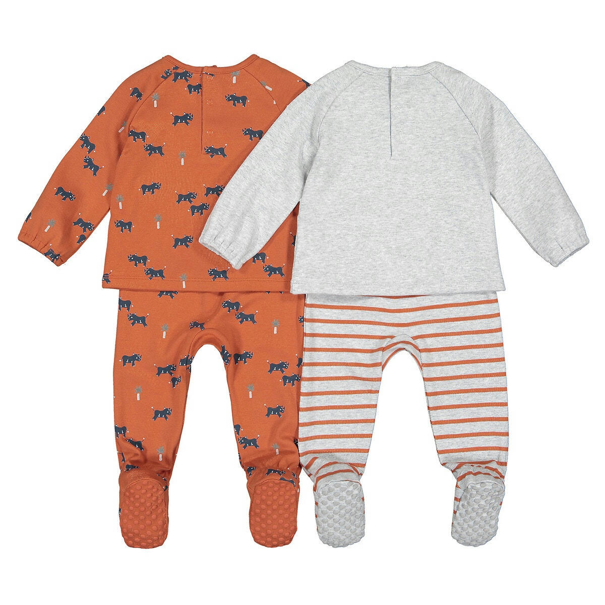 Lot de 2 pyjamas 2 pièces coton bio