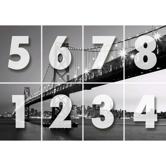 Fototapete, Breite: 366 cm, inkl. Kleister