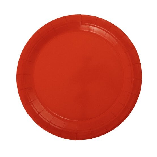 Classic Red Paper Plates 8 Pack