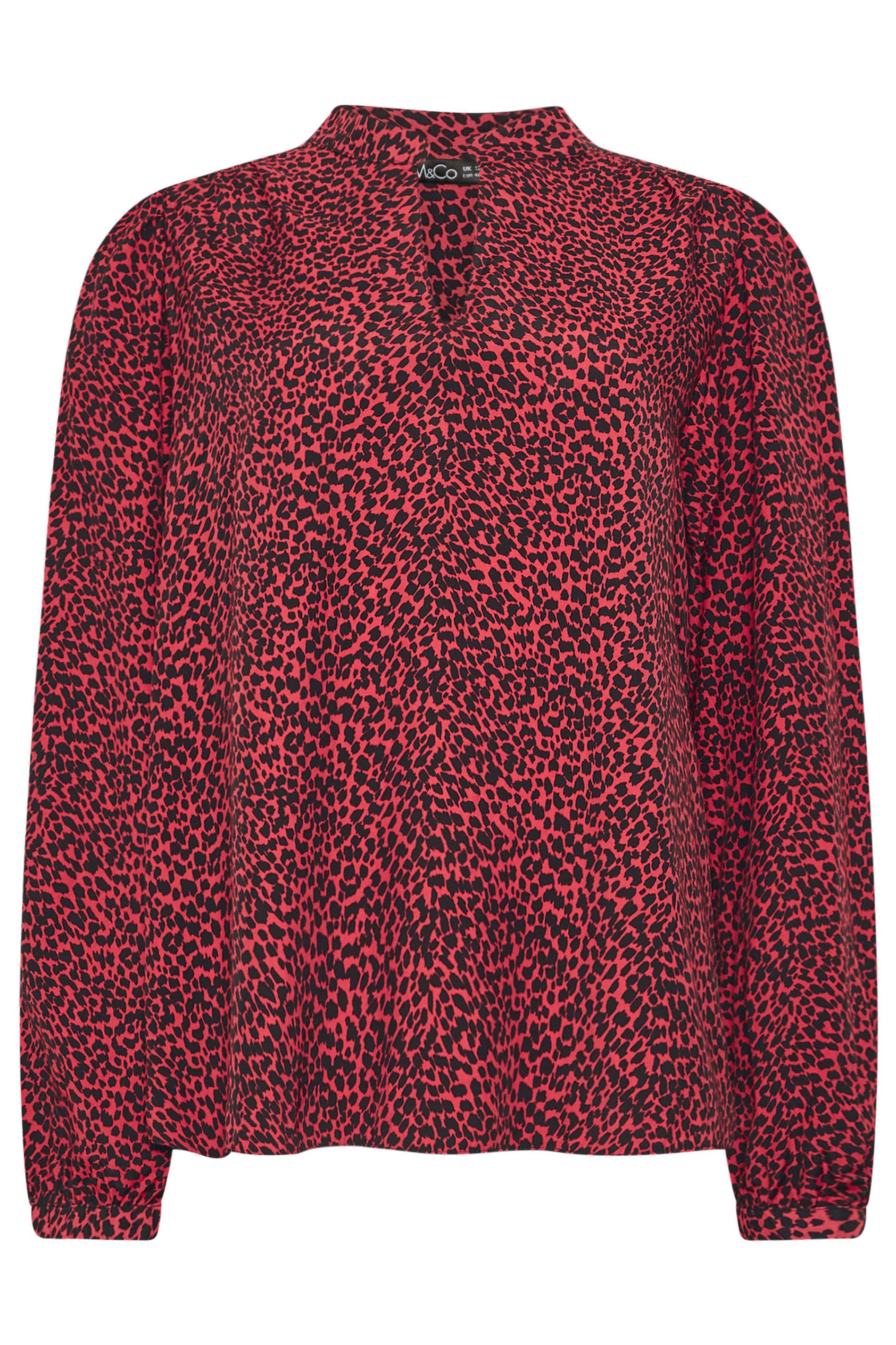 M&Co Notch Neck Blouse