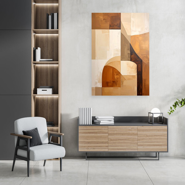 Obraz do salonu sypialni kuchni, Geometryczna kompozycja 20x30