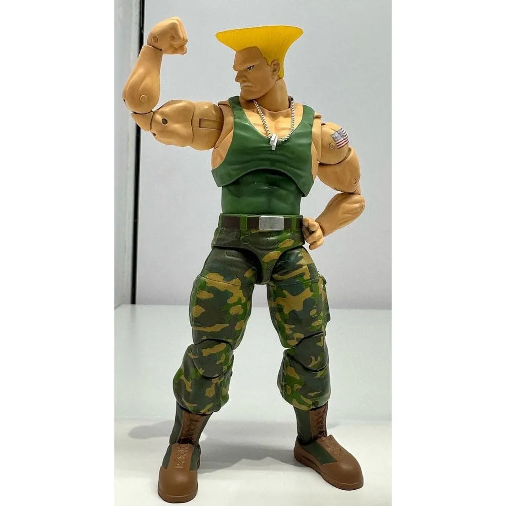 Jada Street fighter Ultra Ii: The Final Challengers Action 1/12 Guile figure 15 cm