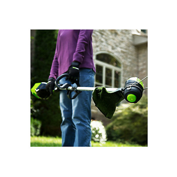 Coupe-bordures Brushless 40cm 60V GREENWORKS - Batterie 2,0Ah - Chargeur - GD60LTK2