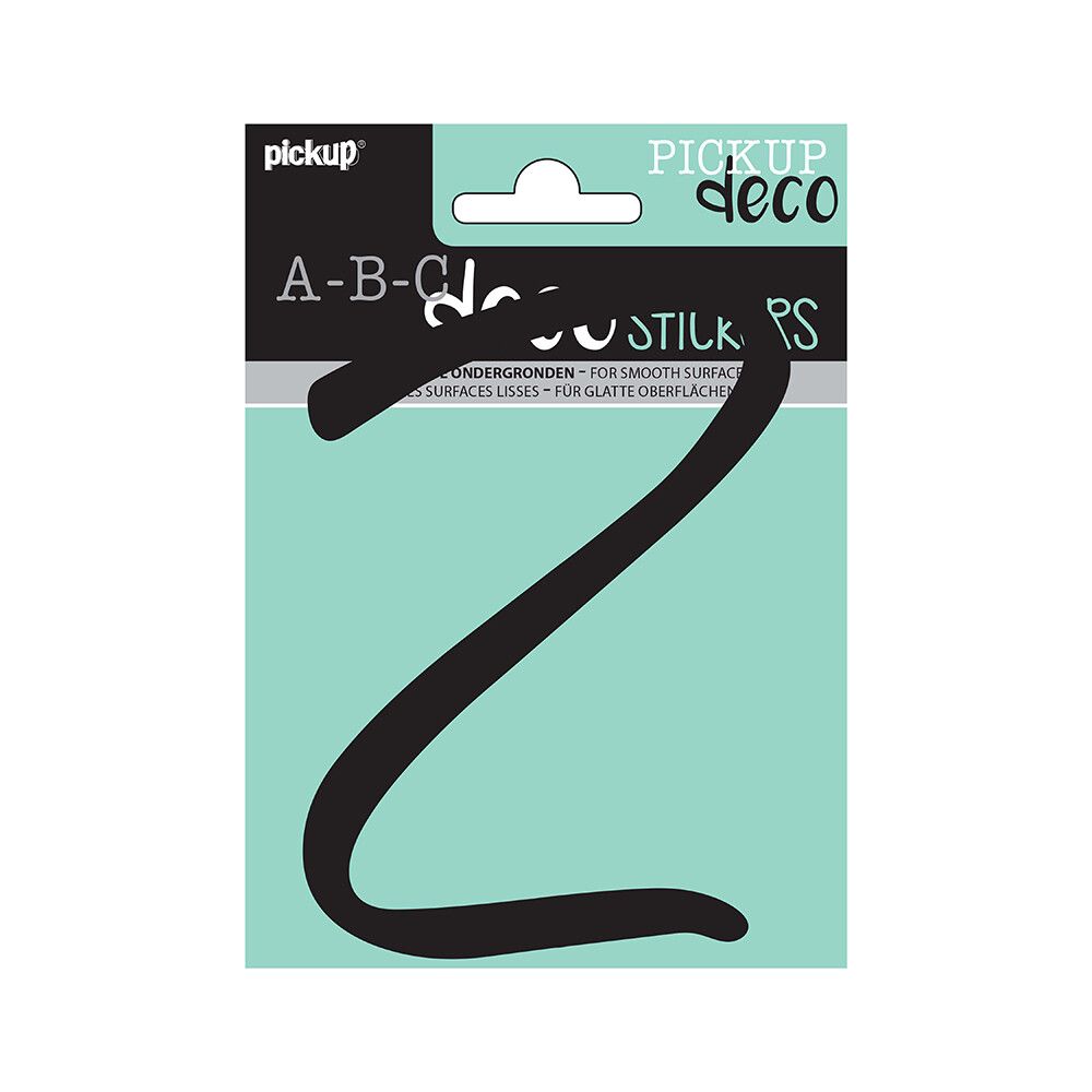 BOKSTAVER PICKUP Z ABC DECO LYNN 120 MM Z SVART