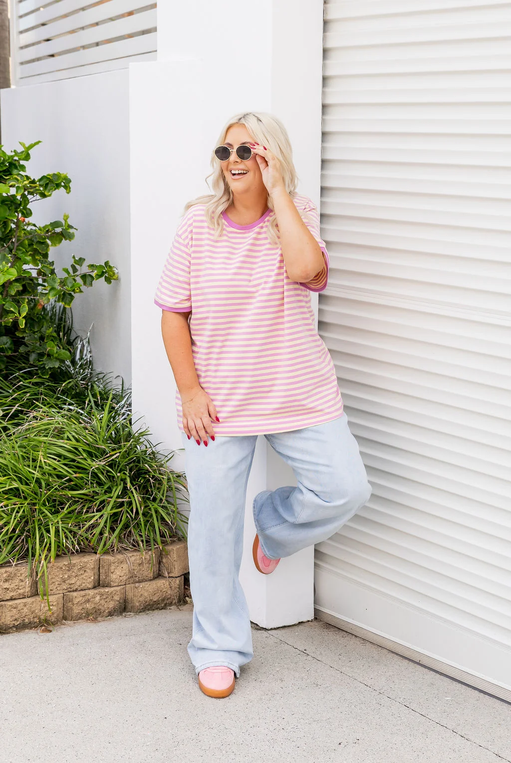 Jace Relaxed Jeans in Light Blue