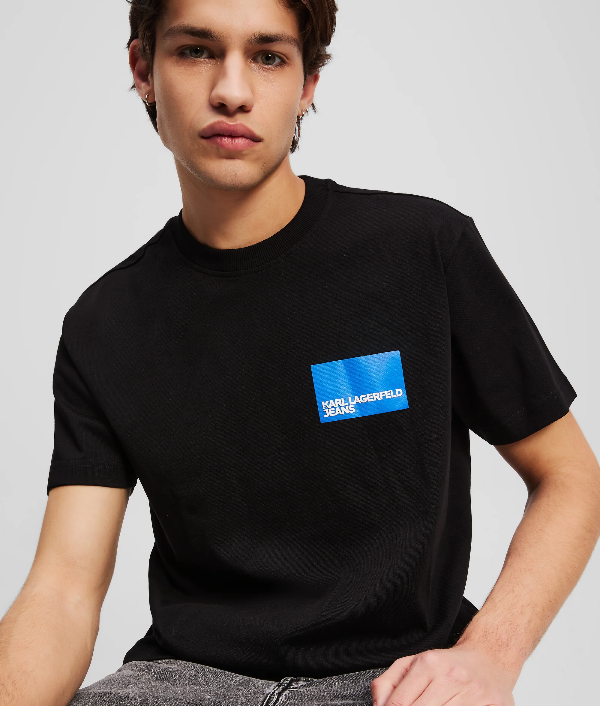 T-shirt avec logo encadré