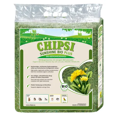 Chipsi Sunshine Organic Plus Mountain Meadow Hay