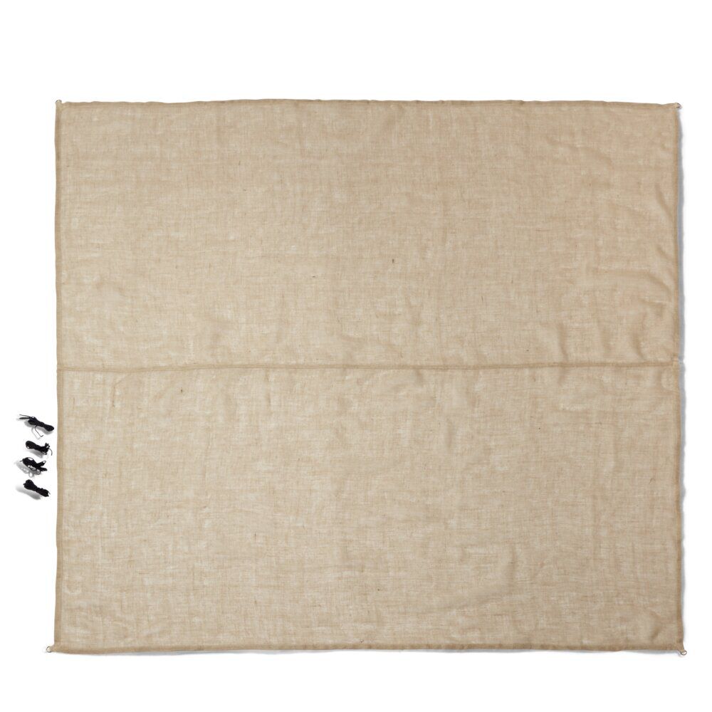Voile d'ombrage Square Mahon carré 300x300cm jute