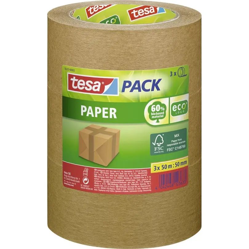 Klebeband 3er-Set pack Papier
