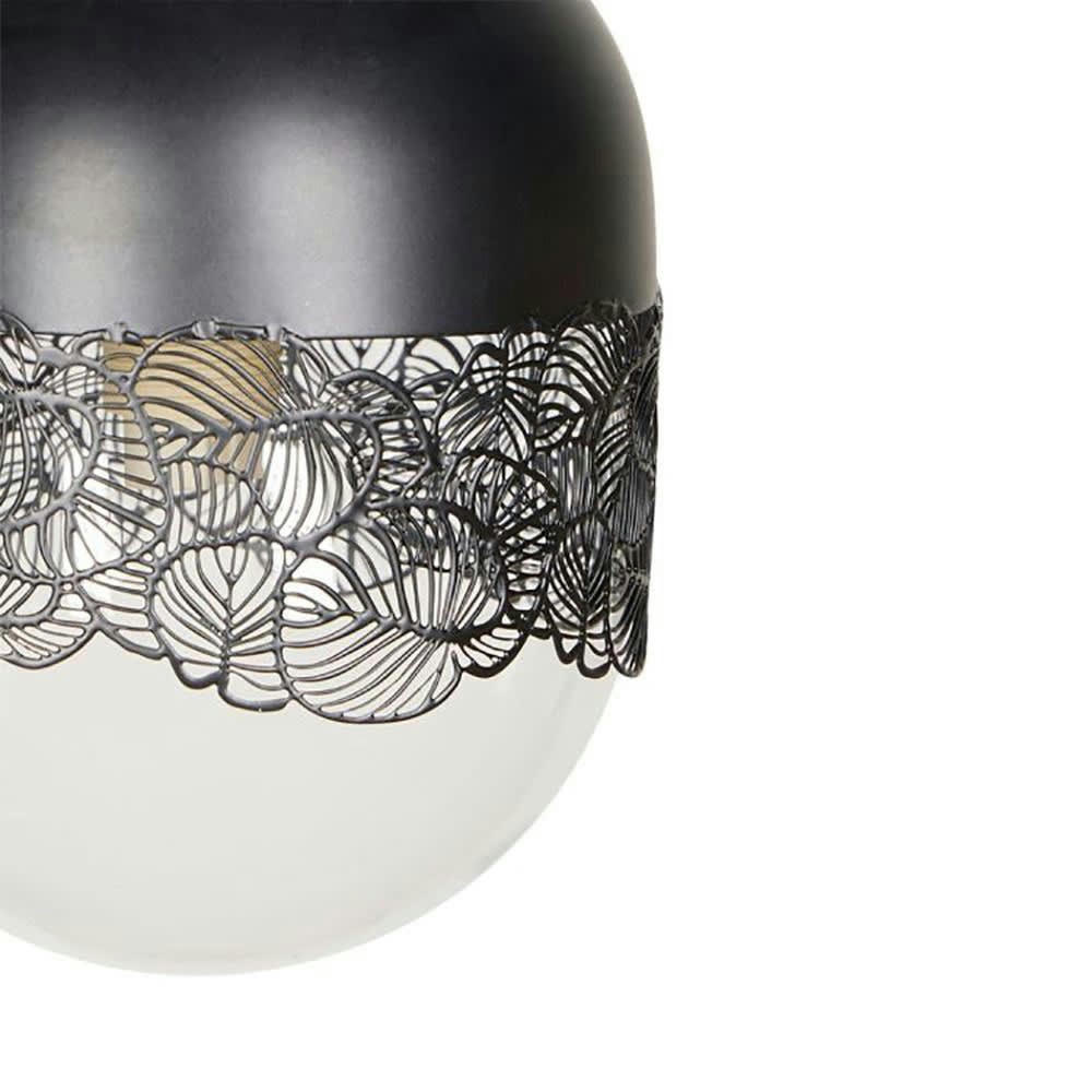 - Suspension métal Noir