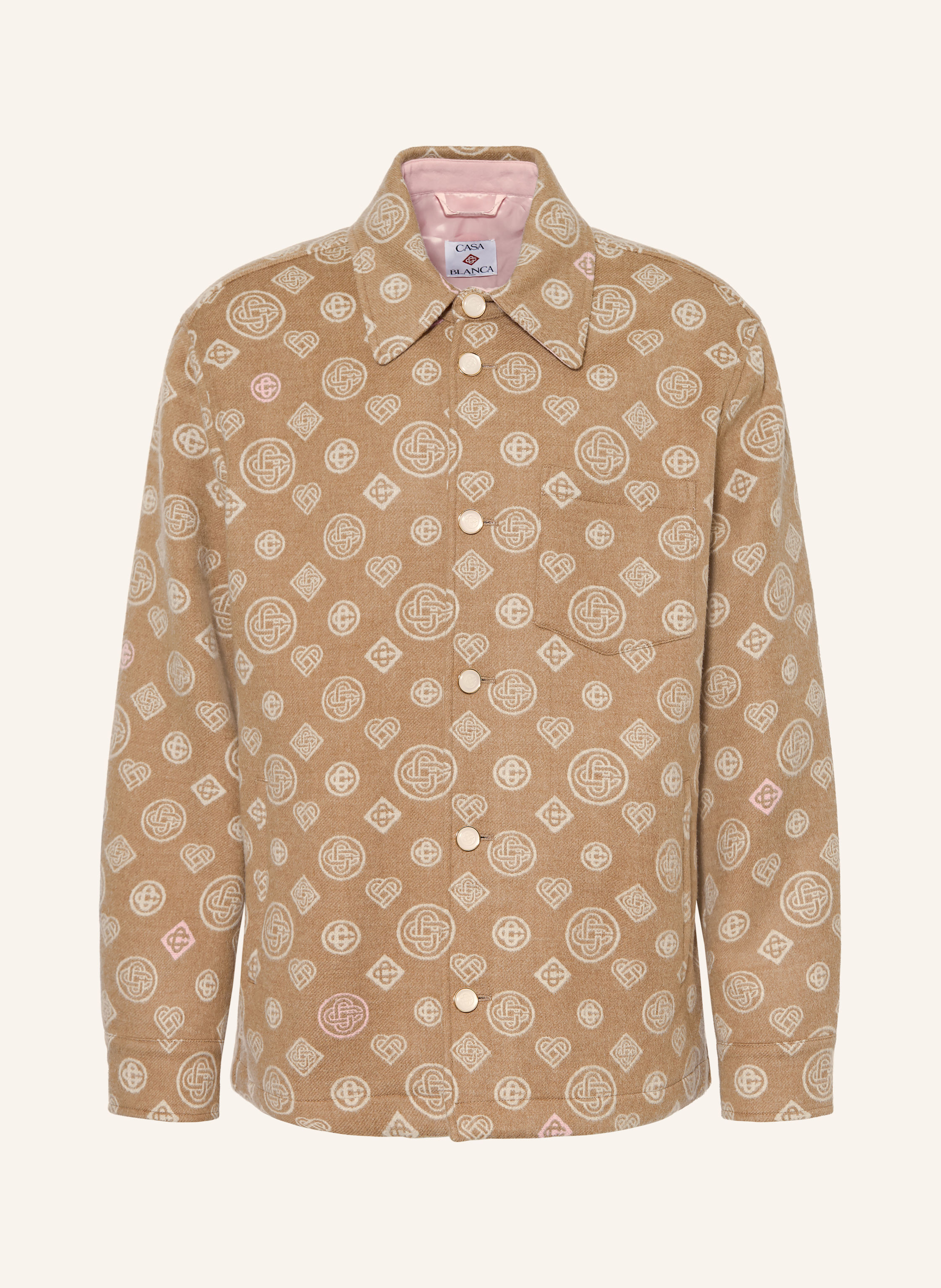 Casablanca Overjacket aus Flanell
