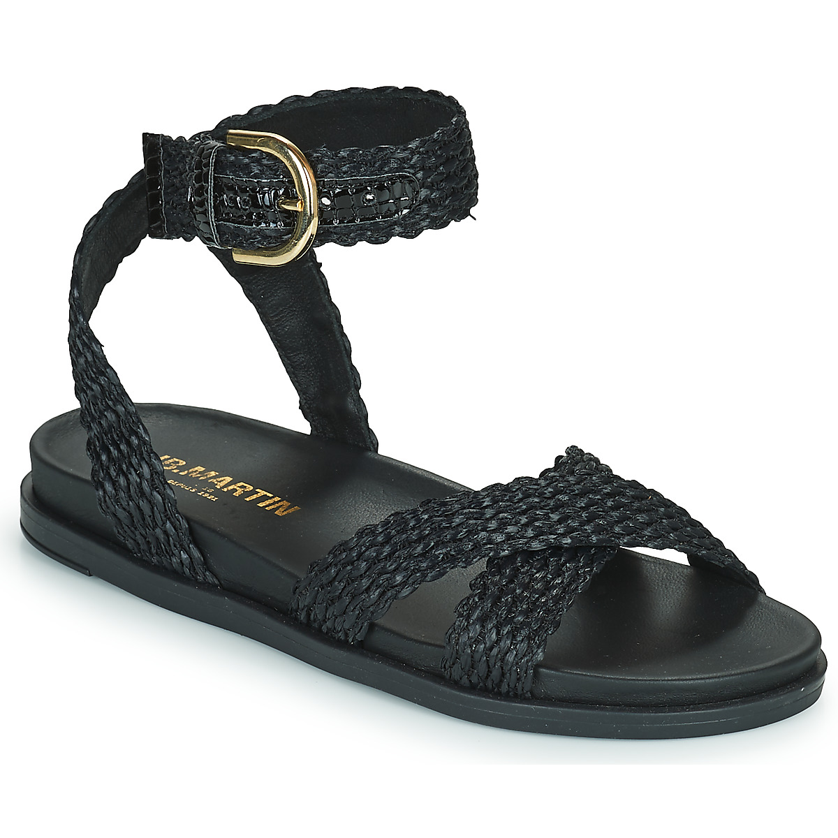 JB Martin - ARDENTE - Canvas / Suede / Stretch / Black