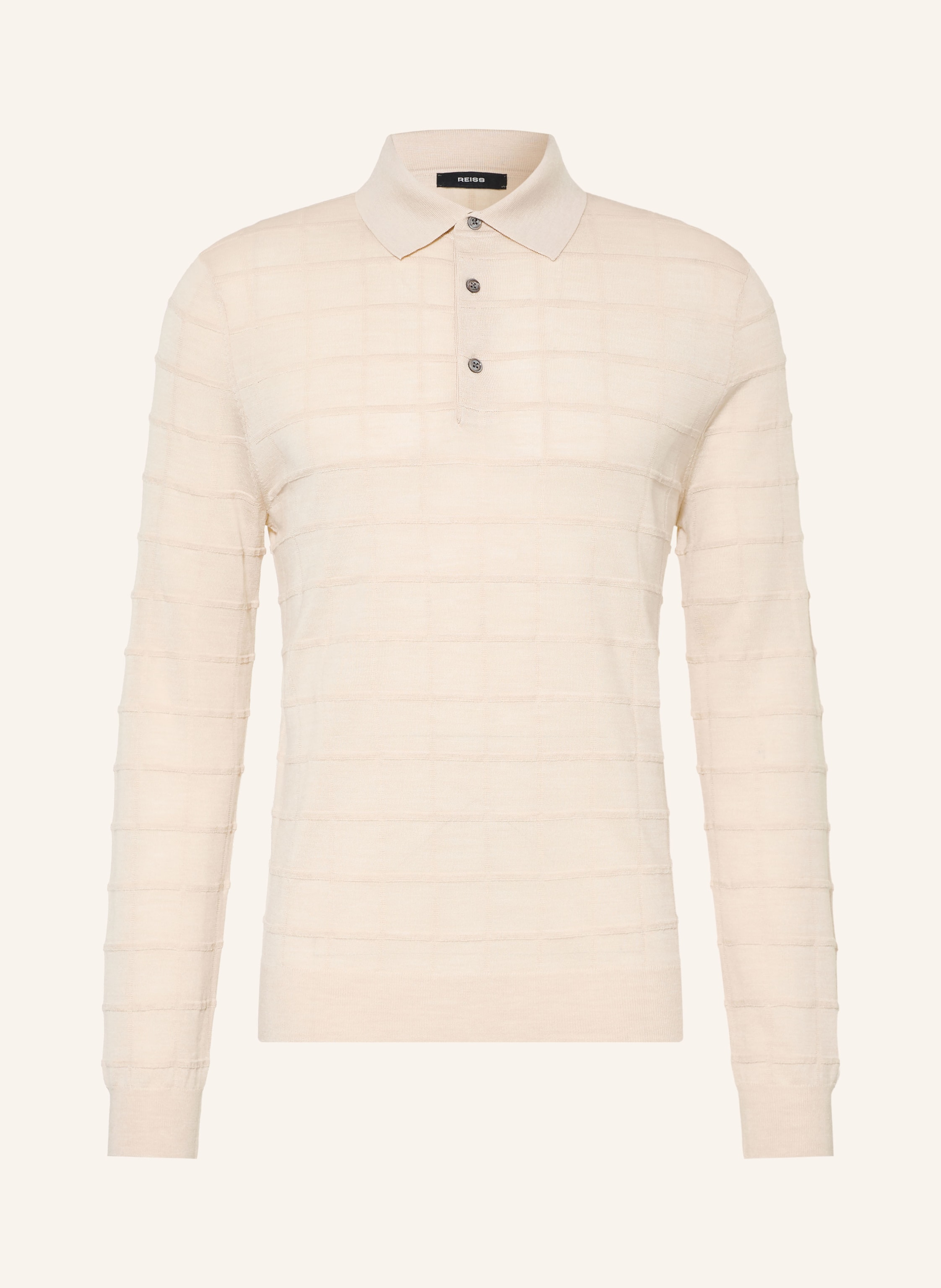 REISS Strick-Poloshirt PALLAS
