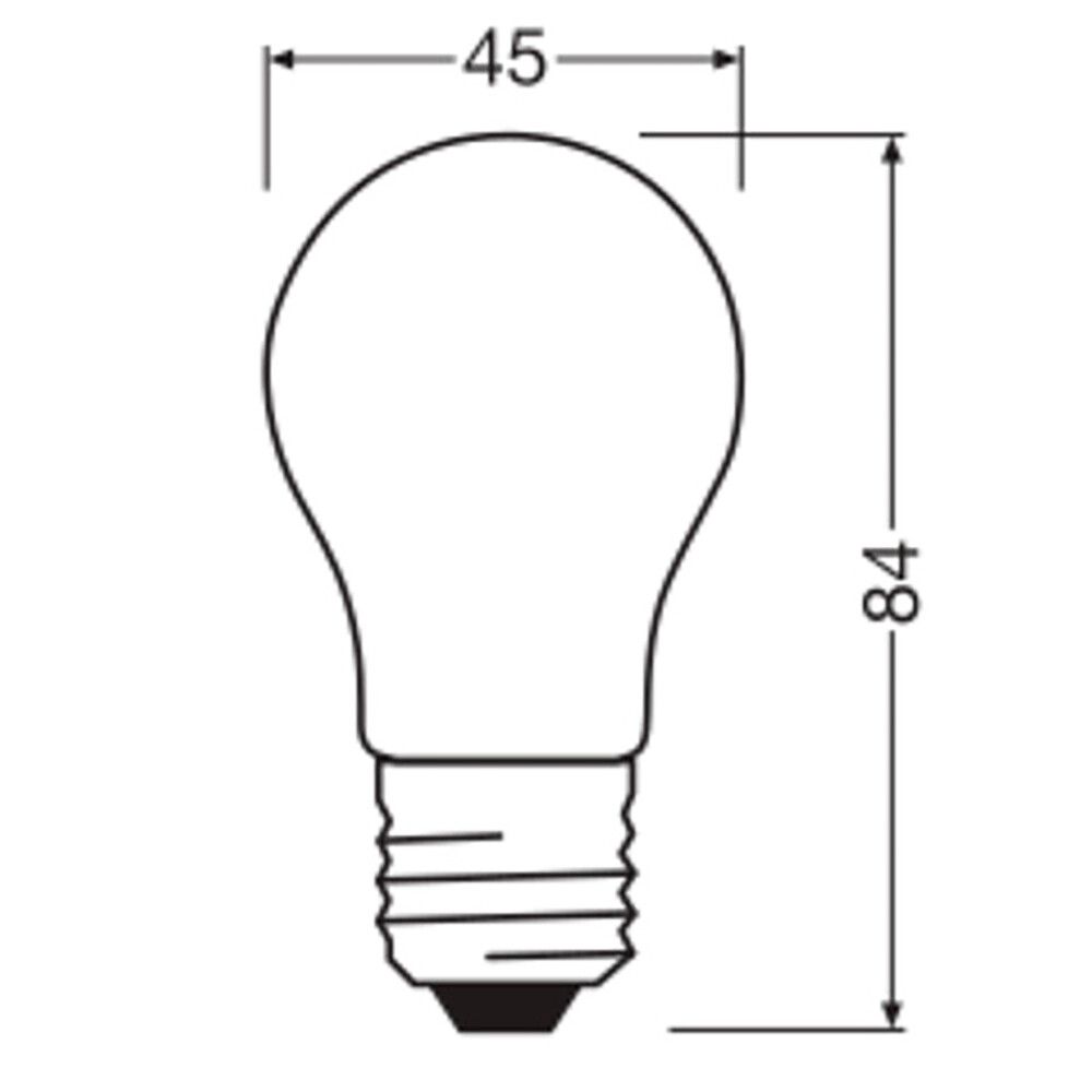 GLOBUSPÆRE OSRAM LED E27 250LM 1,8W FROSTET