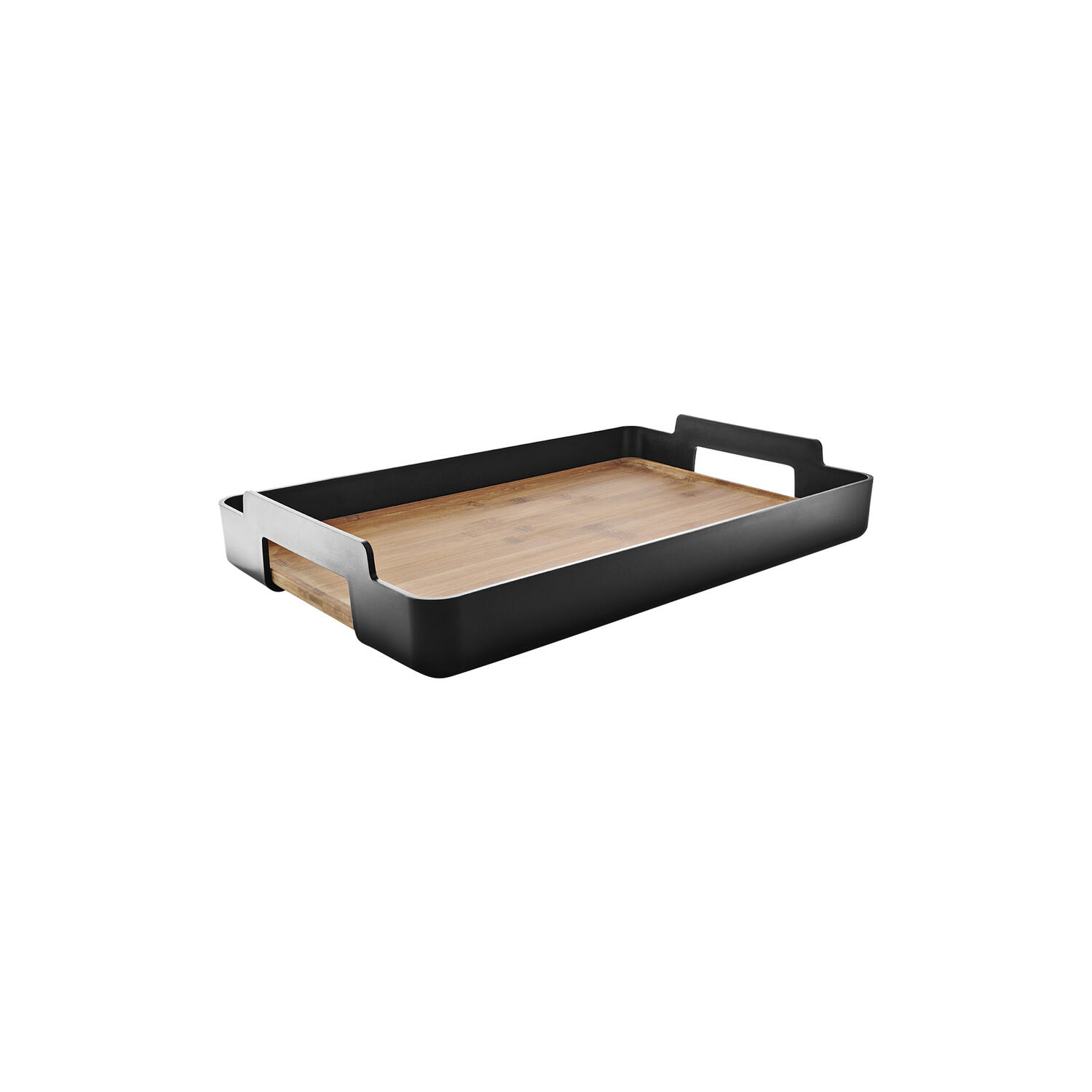 Nordic Kitchen rektangul&aelig;r serveringsbakke, black
