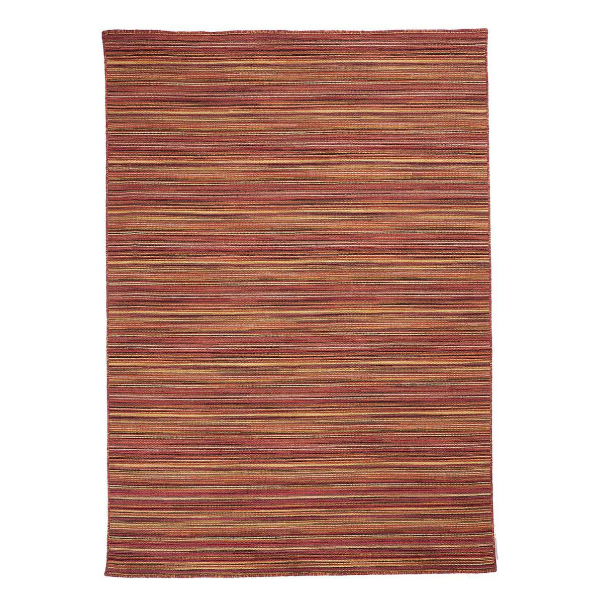 PENJADO - Tapis salon rouge 140x200