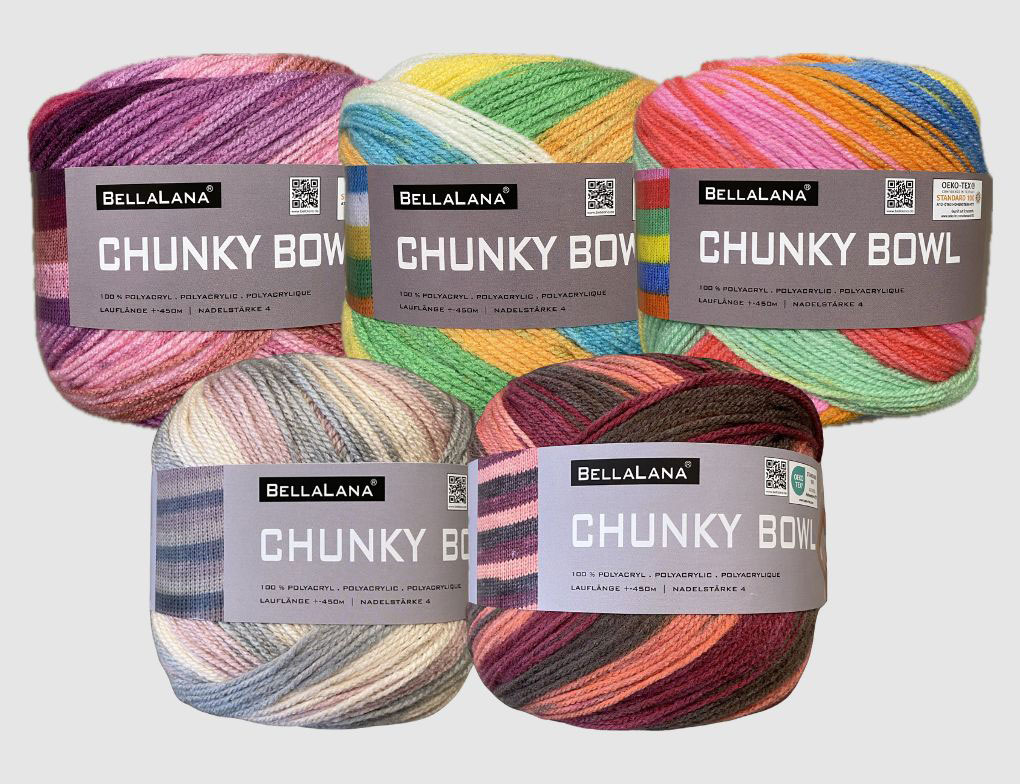 Strickgarn Chunky Bowl