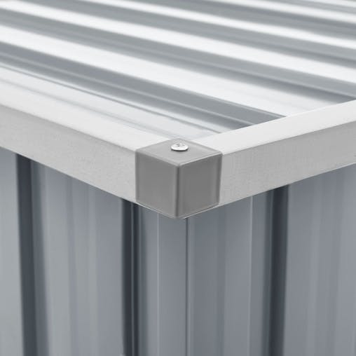 NNEVL Garden Storage Box Grey 129x67x65 cm