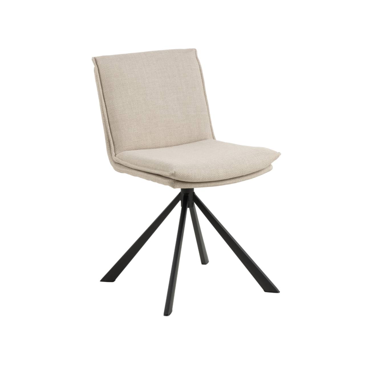 by fonQ basic Square Eetkamerstoel - Beige