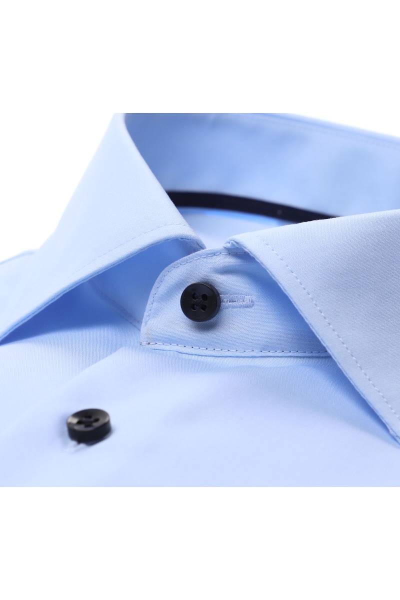 ETERNA Slim Fit Hemd hellblau, Einfarbig (extra langer Arm)