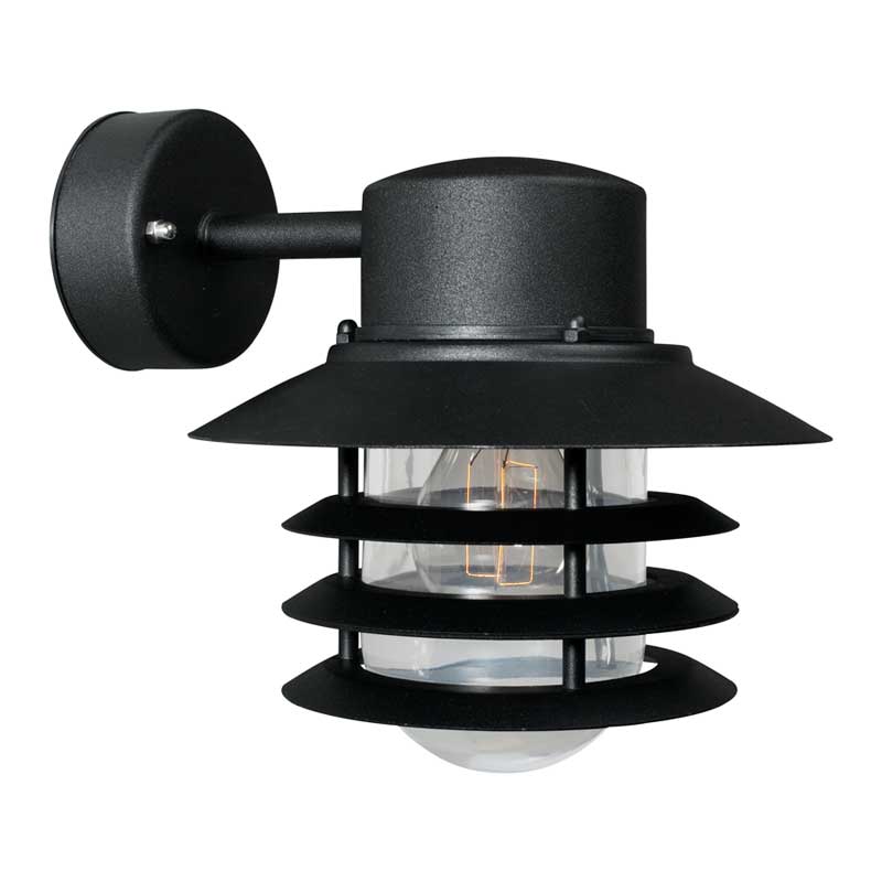 Nordlux Vejers Wandlamp Buiten - E27 - IP54 - Zwart