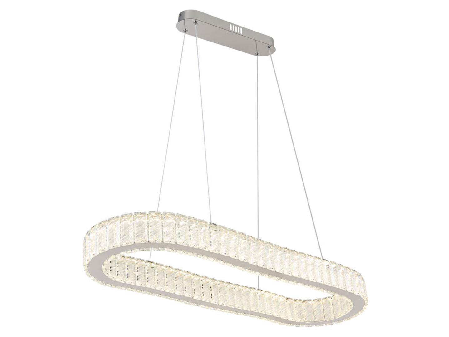 Lampa wisząca Mucky LED ze zmienną barwą światła srebrna