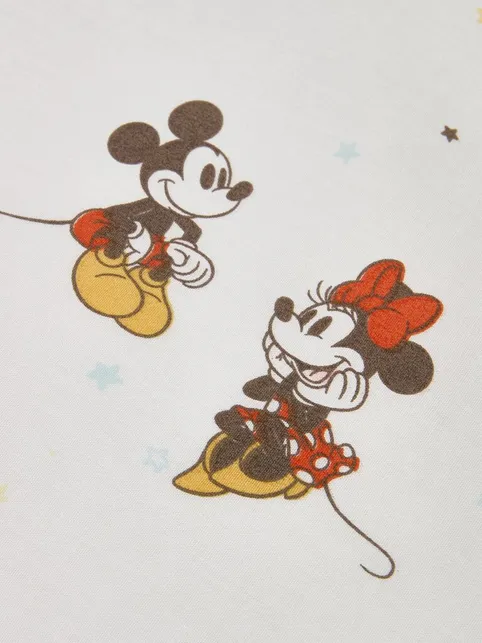 Sengetøj MICKEY 140x200 hvid