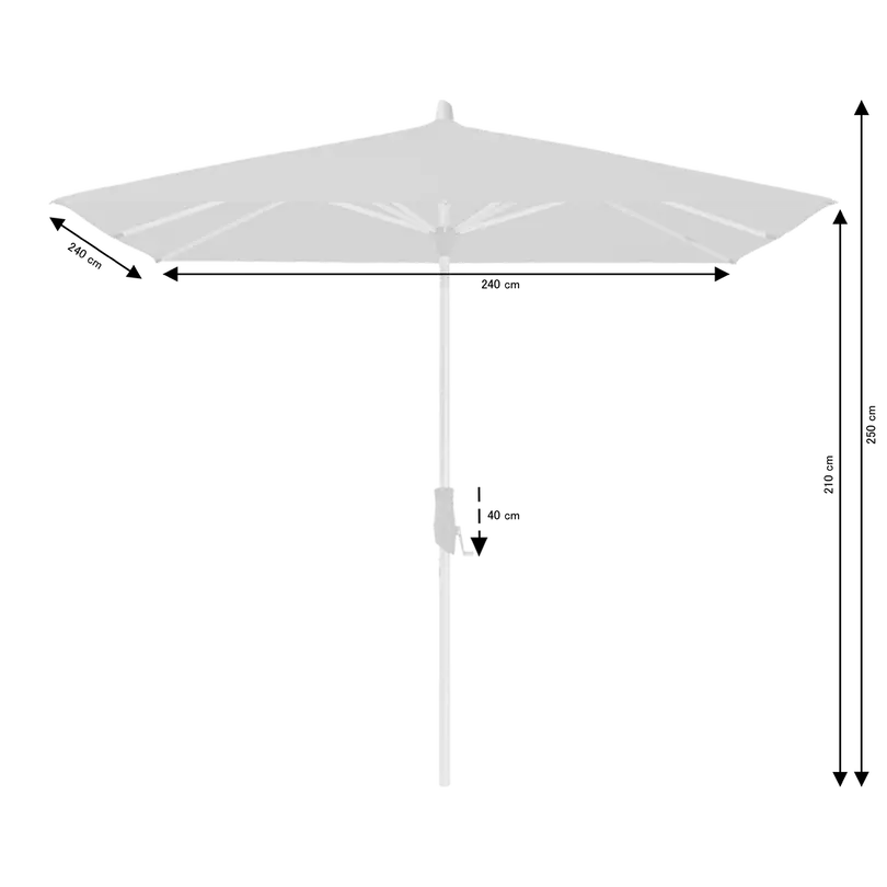 Sonnenschirm Alu Smart