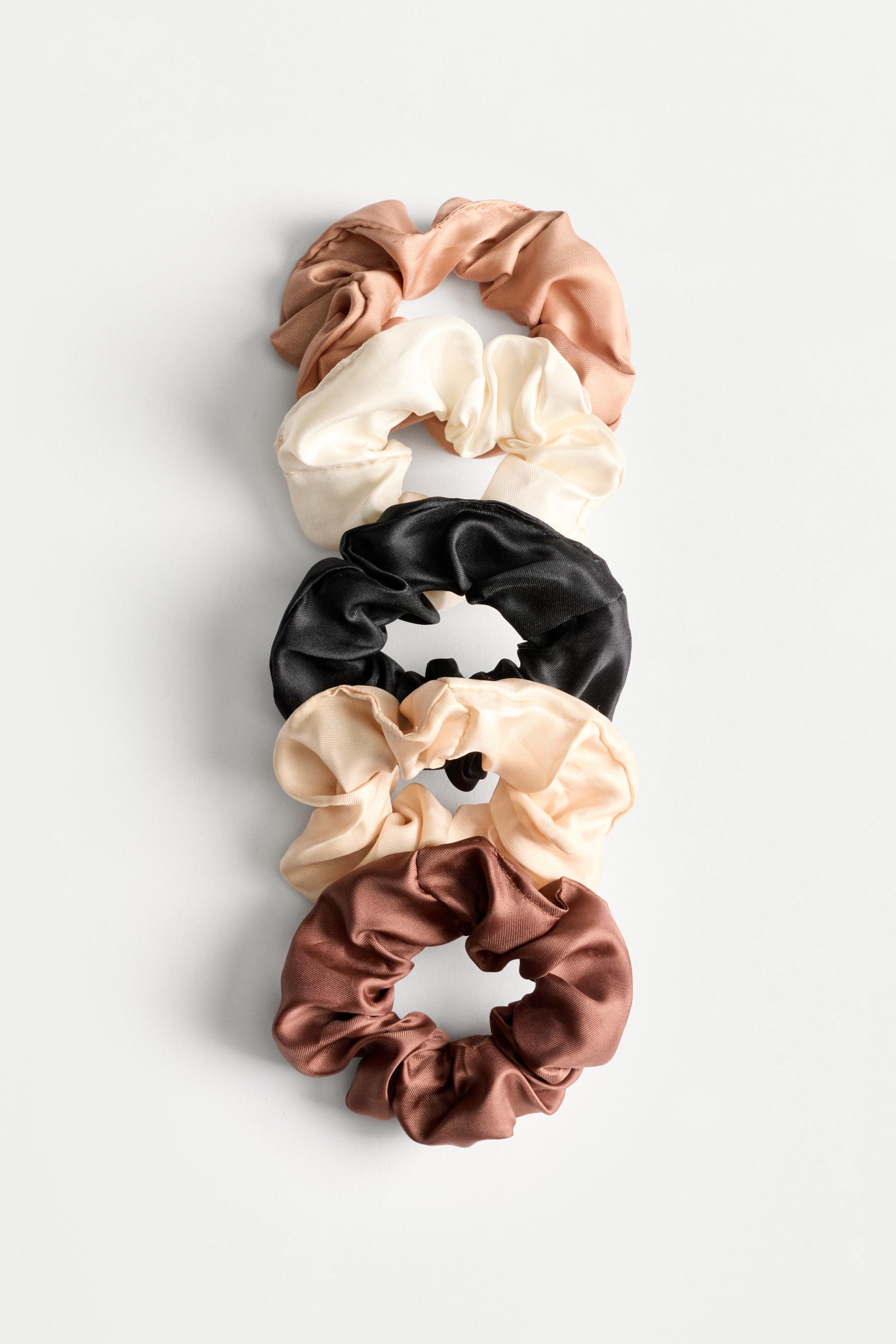 Scrunchies satinados (Pack 5)