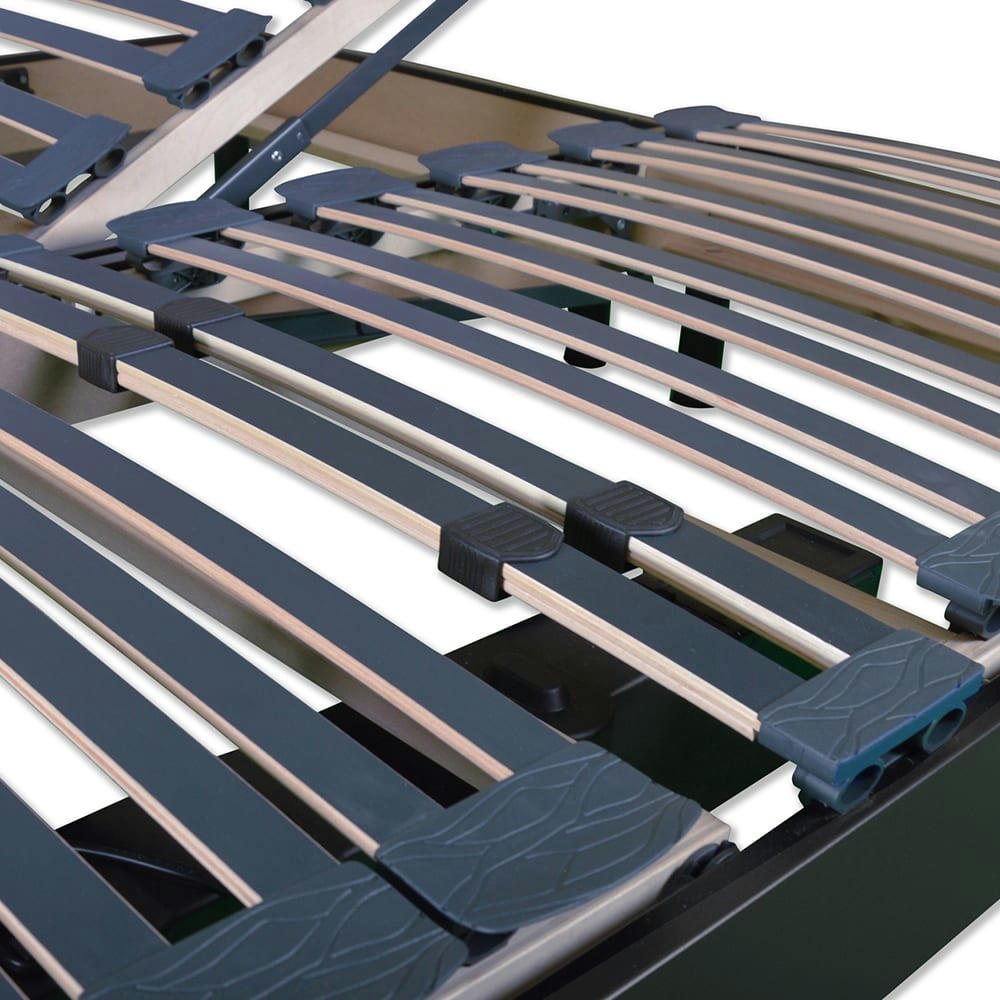 FLEX - Jeu de 2 sommiers électriques  180x200  Lattes