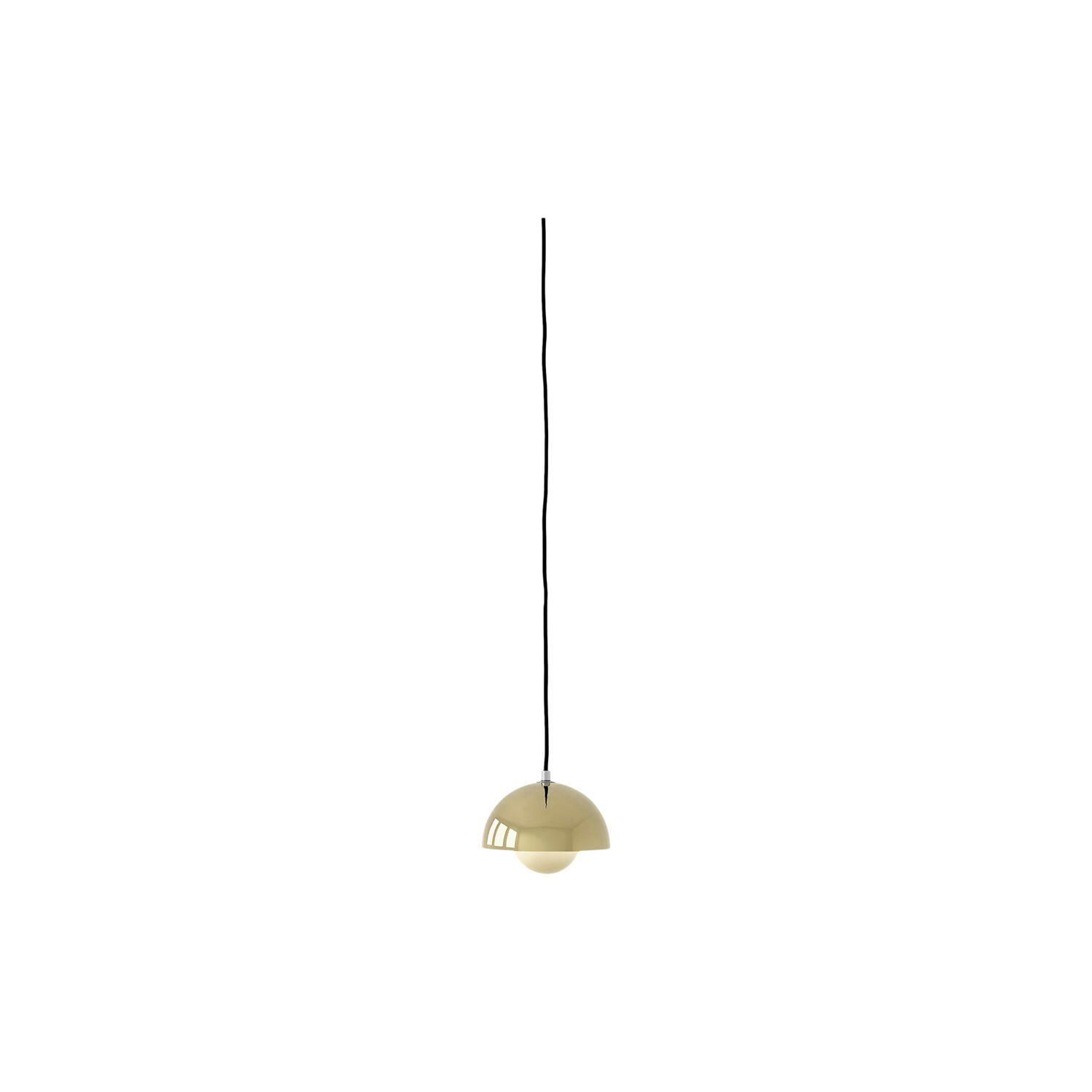 Flowerpot VP10 Pendant, brass-plated