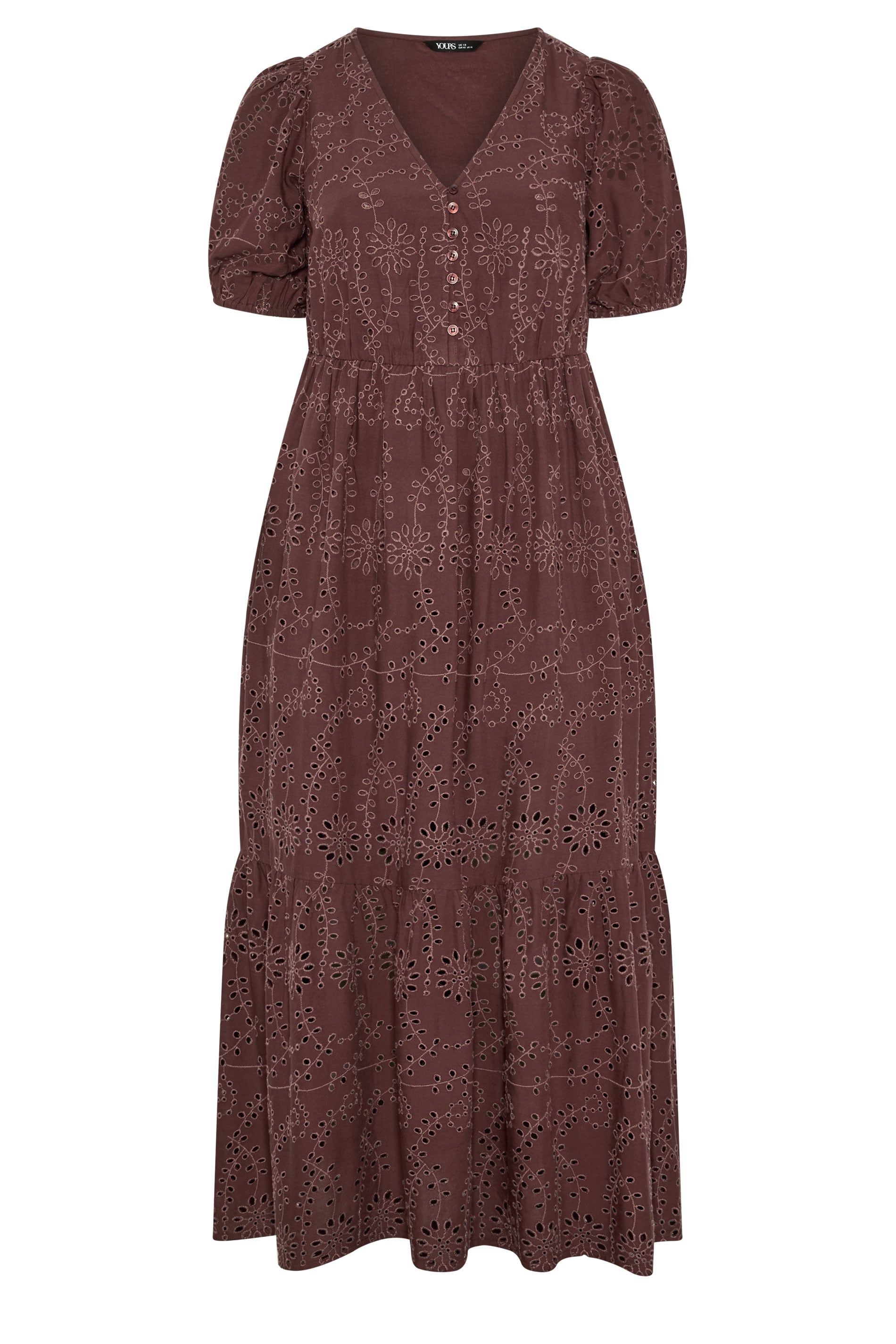 Yours Broderie Anglaise Tea Dress