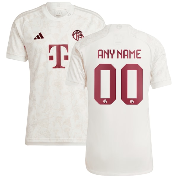Bayern Munich adidas 2023/24 Third Custom Replica Jersey - White
