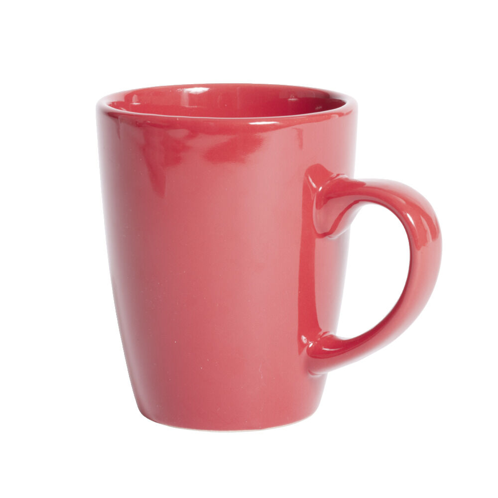 Mug Madrid faïence rouge 360ml