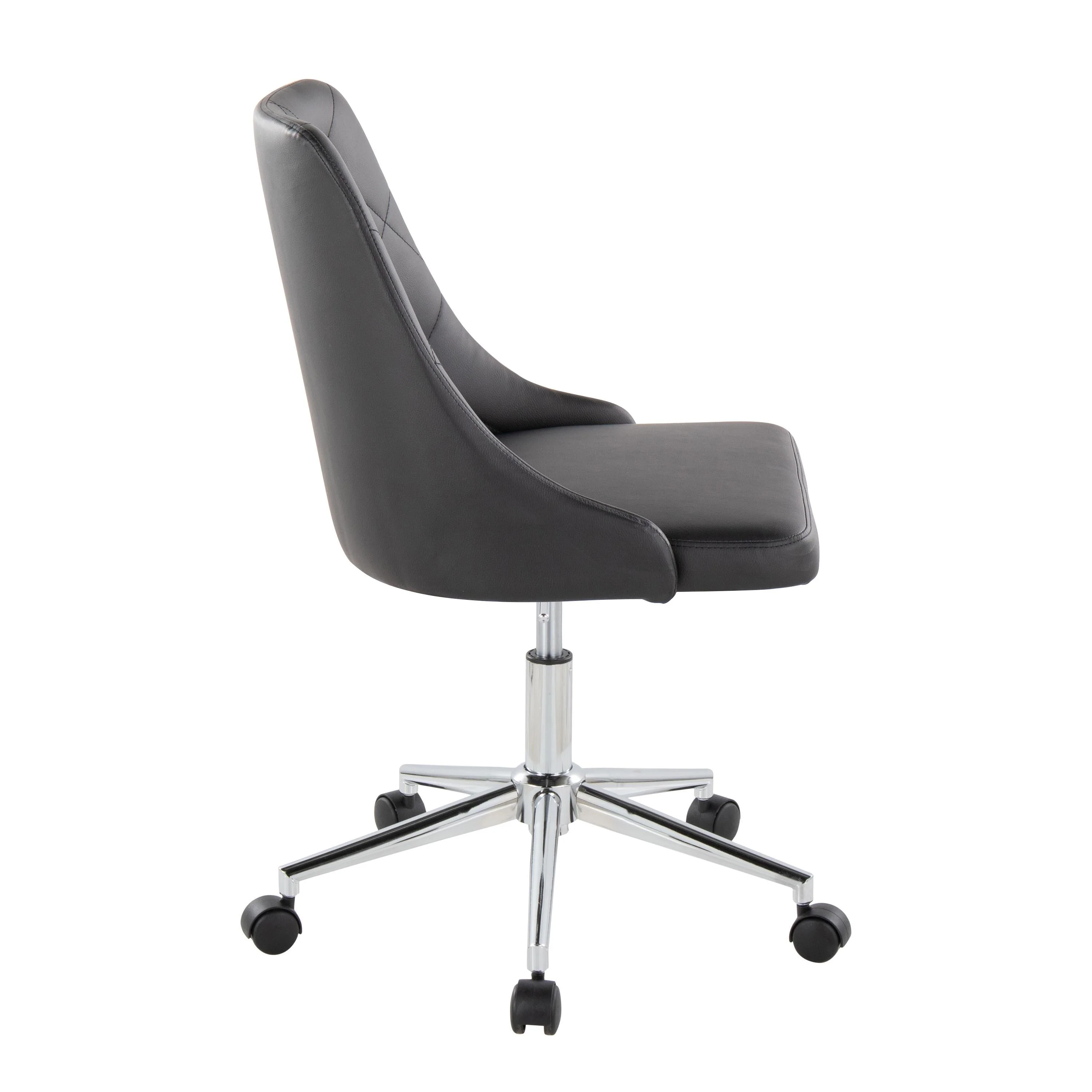 Modern Swivel Task Chair with Adjustable Height and 361-Degree Swivel, Ideal for Office and Home Use.