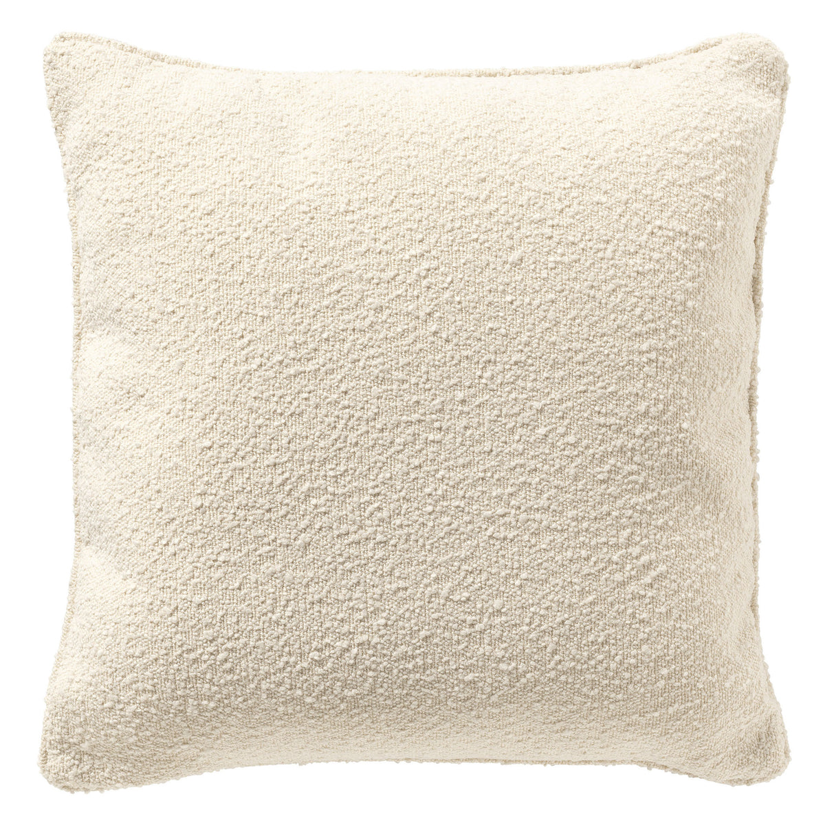 ONNO - sierkussen 60x60 cm - bouclé - Snow White - wit