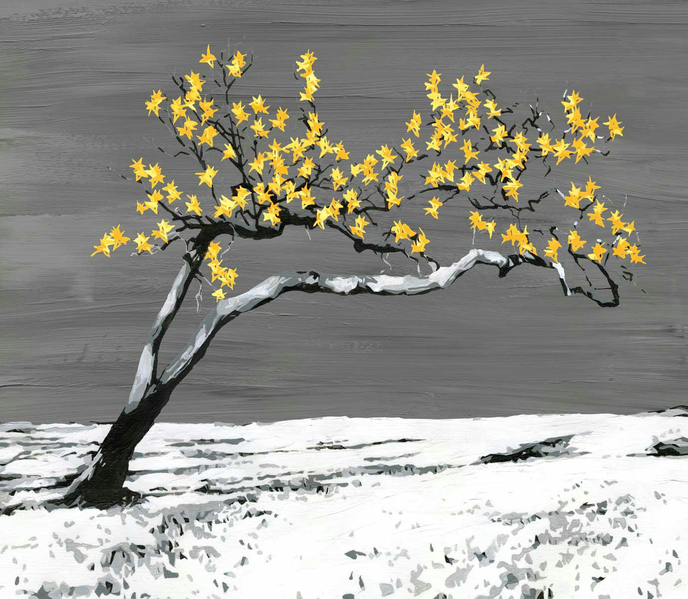 RENAISSANCE JAUNE - Tête de lit tissu sans support en bois 160*140 cm