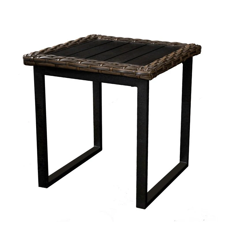 Patio Festival Wicker Collection Outdoor Wicker Side Table