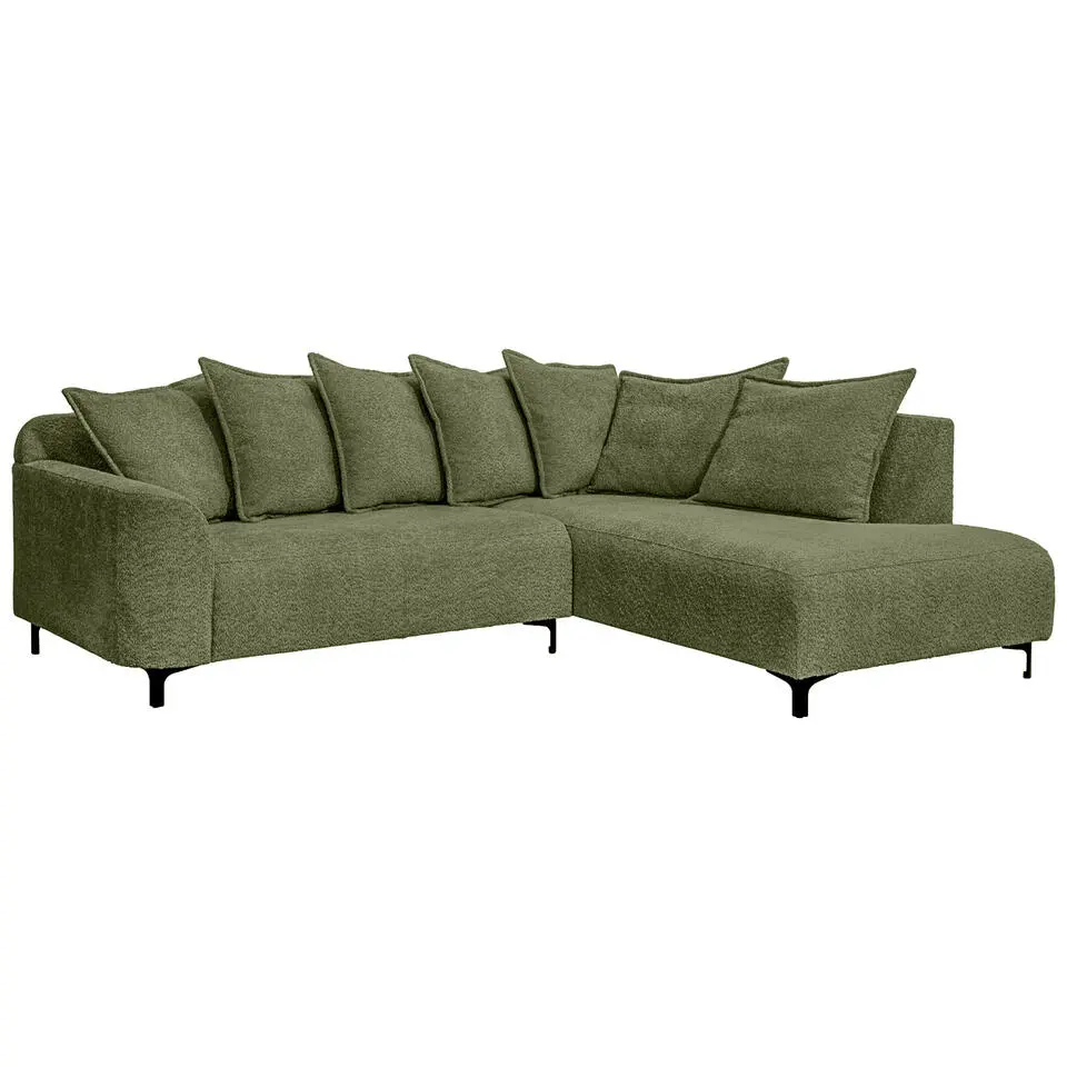 Hoekbank Elsa rechts - stof Anthology - groen