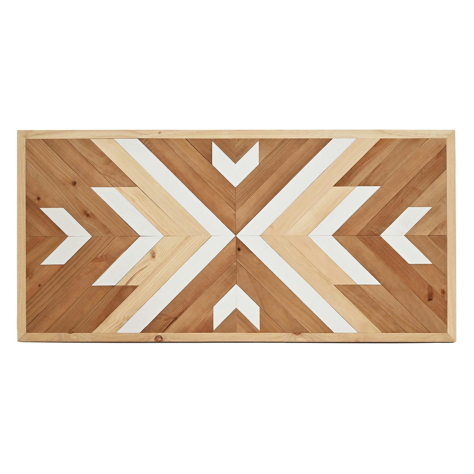 MOSAIK - Tête de lit en bois de pin ethnique 165cm