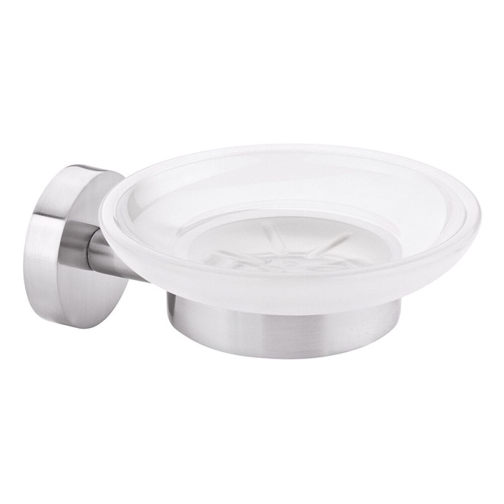 SÅPEKOPP TESA MOON GLASS/KROM