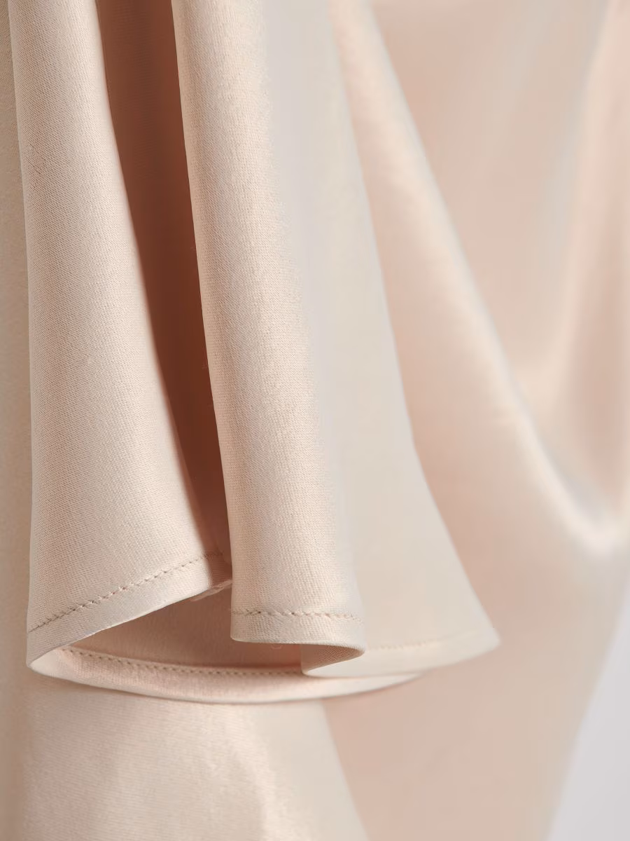 Satin Viscose Maxi Dress