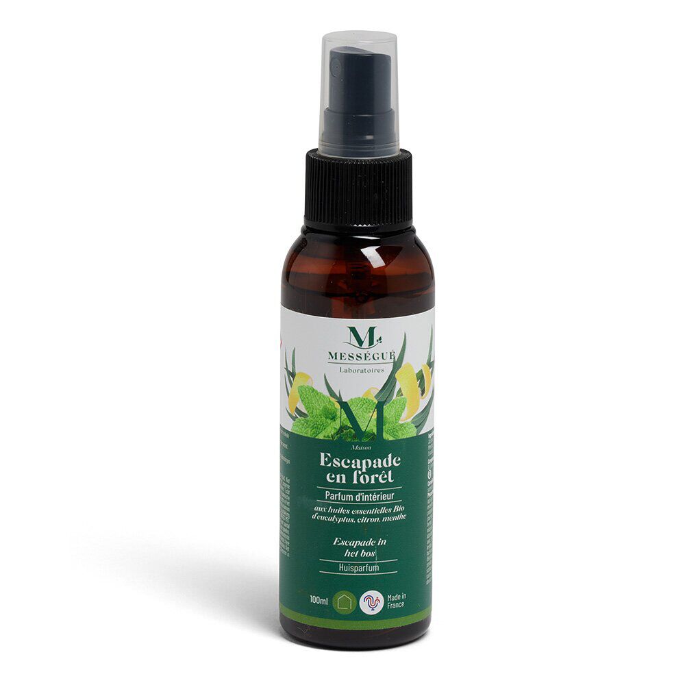 Parfum intérieur Mességué huiles essentielles bio Escapade en Forêt 100ml
