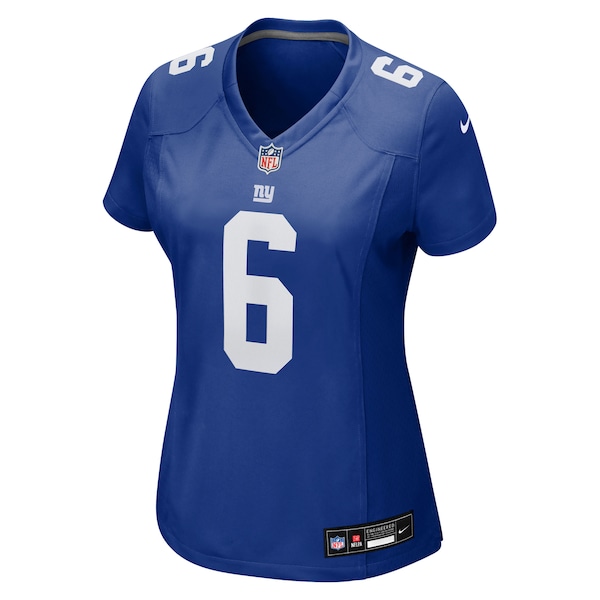Jaxson Dart New York Giants Nike Women's Team  Game Jersey -  Royal