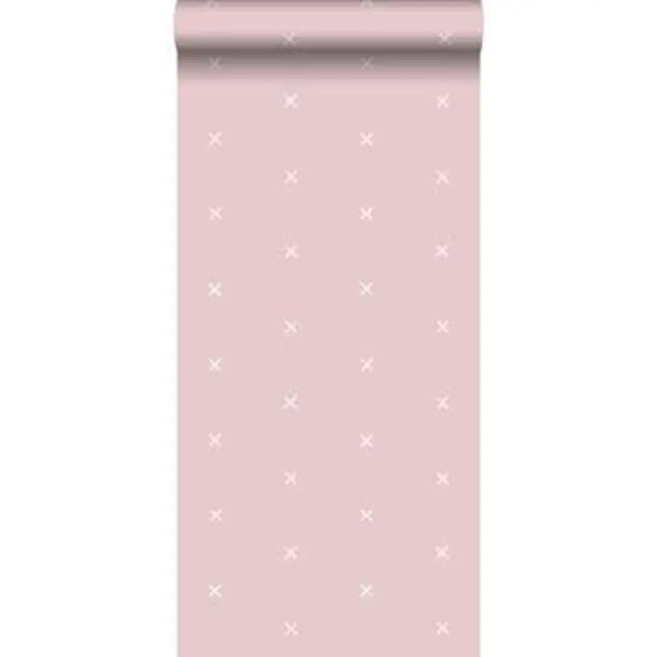 ESTAhome behang - grafisch motief - roze - 0.53 x 10.05 m