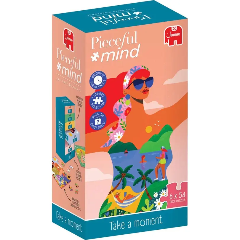 Puzzle 6er-Set Pieceful Mind Take a Moment