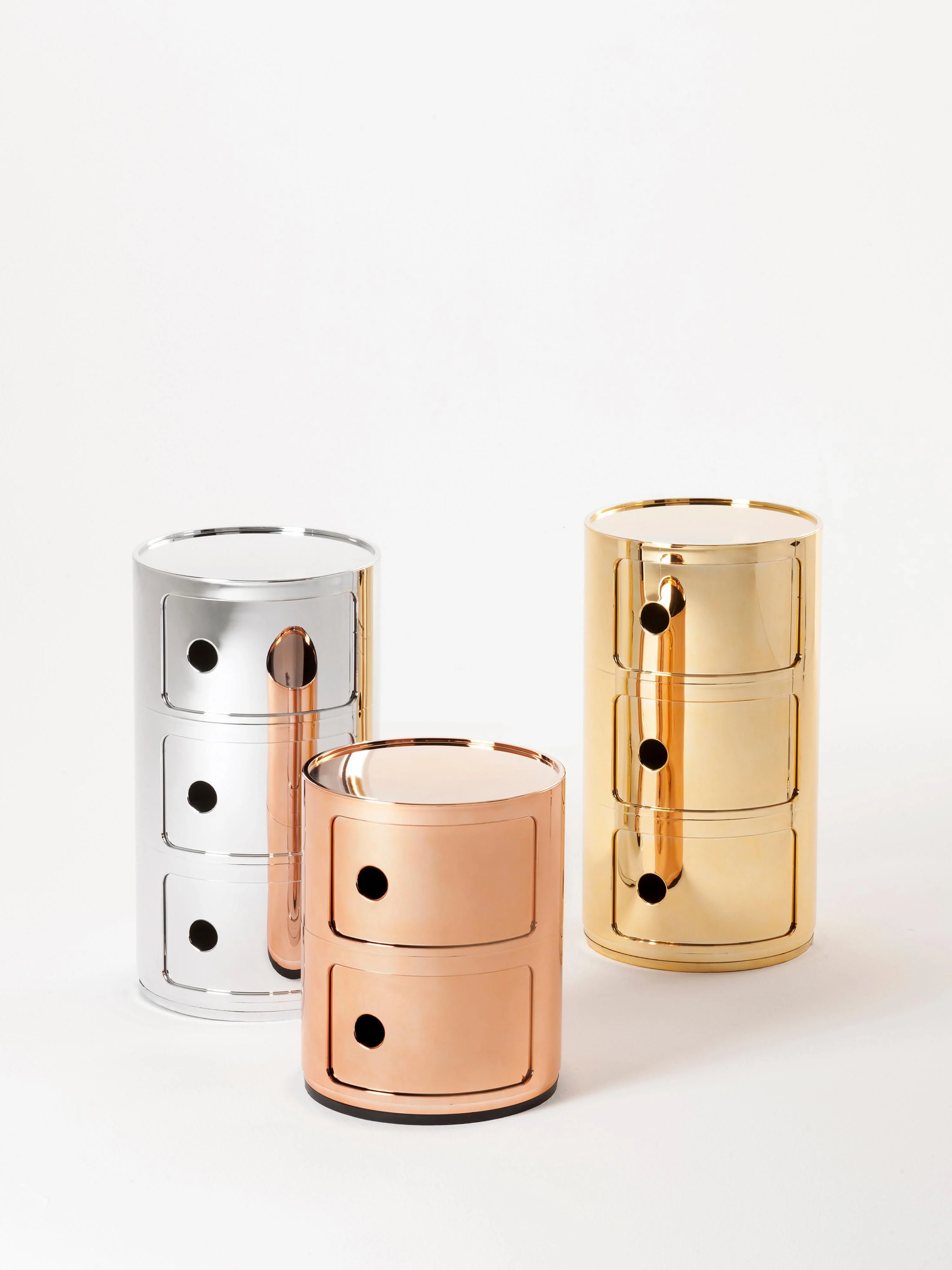 Design Container Componibili, 3 Elemente, H 59 cm