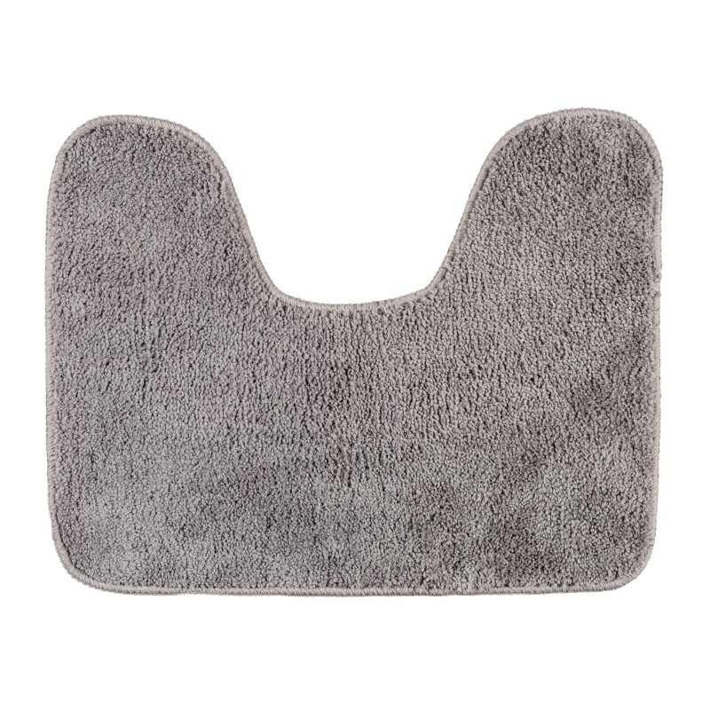 Tapis de toilette Valletta gris 50 x 40 cm WENKO