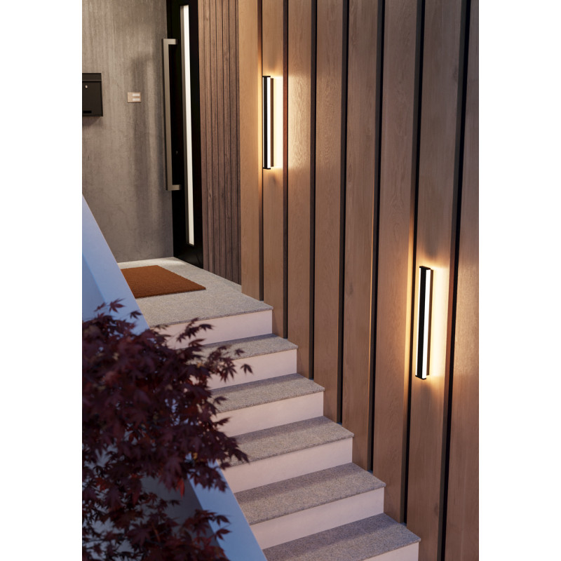Applique extérieure LED Neviano noire 2 x 7 W EGLO