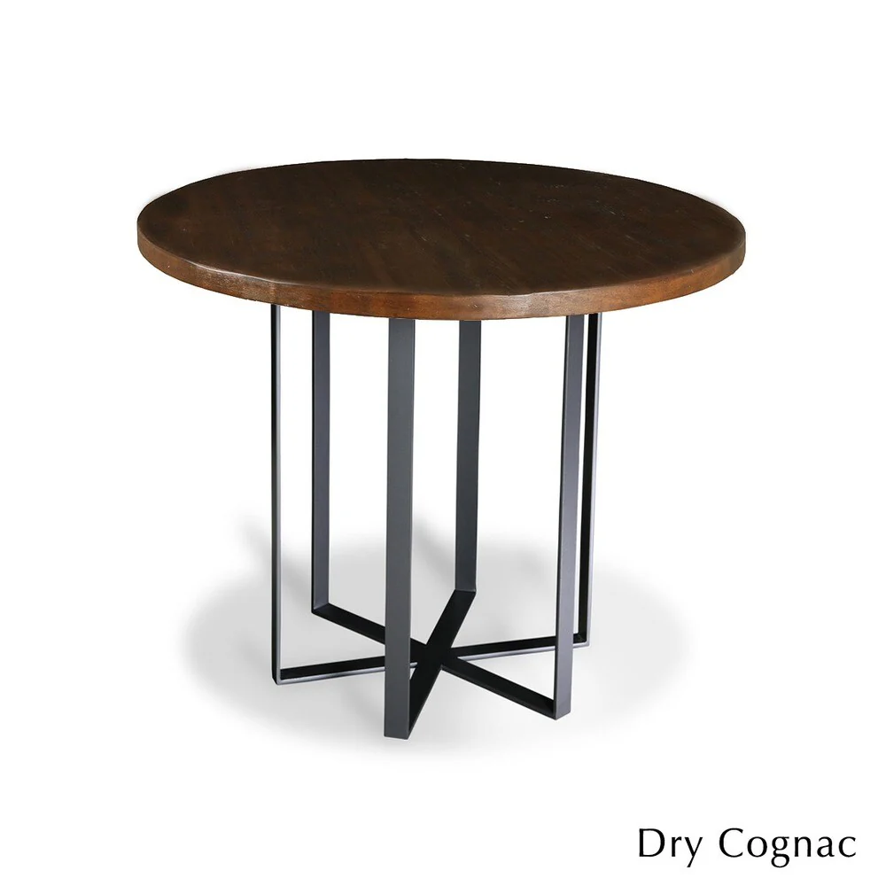 Austin Wood and Patina Iron Counter Height Dining Table